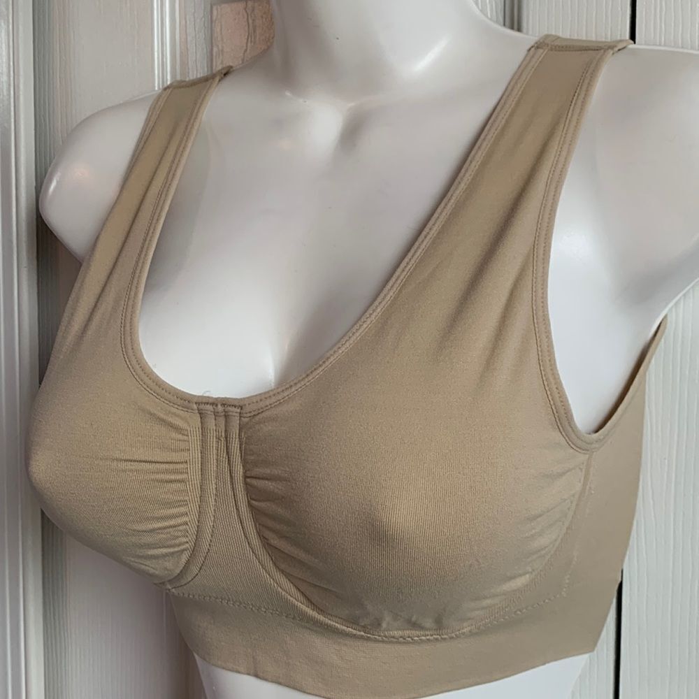 Breezies Unlined Underwire Longline Bra 34